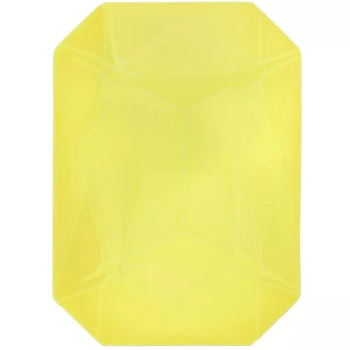Cabujón octágono Aurora A4627 18x13 mm - Cristal Amarillo Eléctrico x1