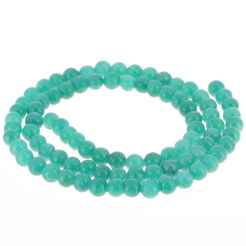 Cuentas redondas 4.5 mm - imitación gema Jade - Turquesa Verde x39cm