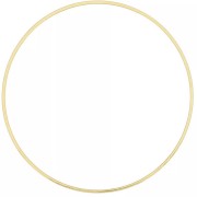 Anillas redondas de 50 mm para tejer y montar - Oro x8