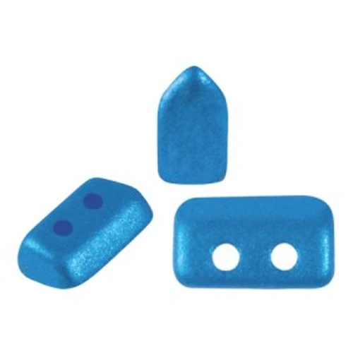 Cuentas de cristal Piros® by Puca® 2x5 mm - Azul cielo brillante x10g