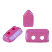 Cuentas de cristal Piros® by Puca® 2x5 mm - Chatoyant Hot Pink x10g