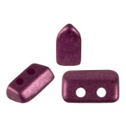 Cuentas de cristal Piros® by Puca® 2x5 mm - Borgoña brillante x10g