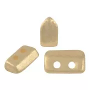 Cuentas de cristal Piros® by Puca® 2x5 mm - Chatoyant Light Gold x10g