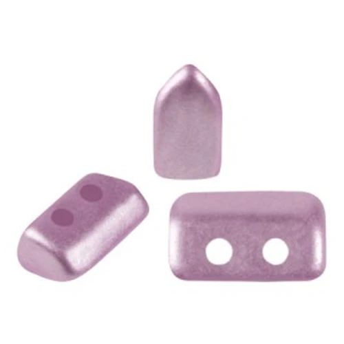 Cuentas de cristal Piros® by Puca® 2x5 mm - Pastel Lila x10g