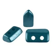 Cuentas de cristal Piros® by Puca® 2x5 mm - Pastel Petrol x10g