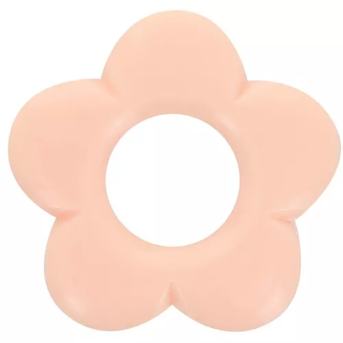 Colgante flor de resina opaca 21 mm - Peach x1