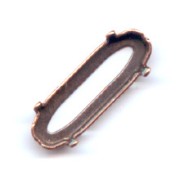 Engaste 4161 ovalado 15x5 mm cobrizo envejecido