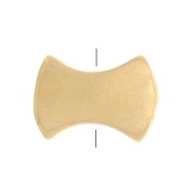 Cuenta pajarita plana 5x7 mm - Chapado de oro 3 micras x1|raw }}