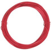 Alambre de aluminio anodizado 0,8 mm - Rojo x10m|raw }}