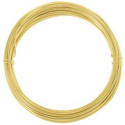 Alambre de aluminio anodizado 0,8 mm - Oro x10m|raw }}