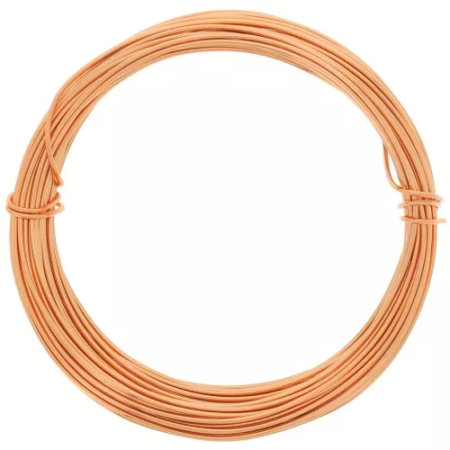 Alambre de aluminio anodizado 1 mm - Cobreado x10m