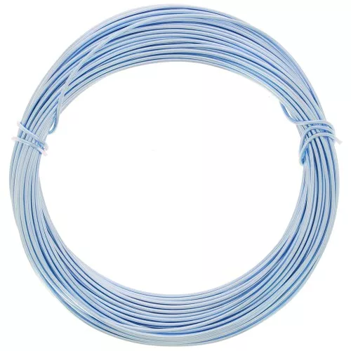 Alambre de aluminio anodizado 1 mm - Azul claro x10m