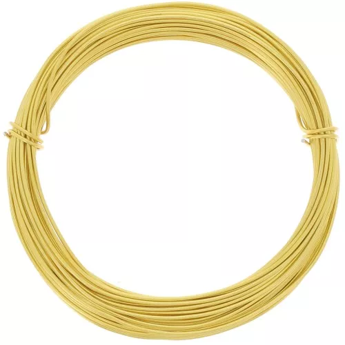 Alambre de Aluminio Anodizado 1mm - Dorado x10m