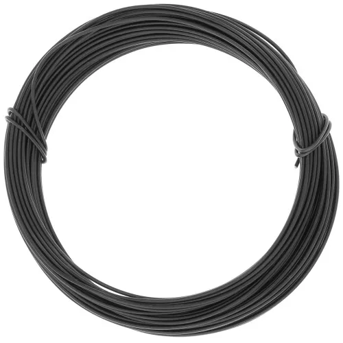 Alambre de aluminio anodizado 1 mm - Negro x10m