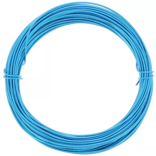 Alambre de aluminio anodizado 1 mm - Azul x10m
