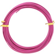 Hilo de aluminio anodizado de 1,5 mm - Fucsia, 5 m