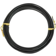 Alambre de aluminio anodizado 2 mm - Negro x5m|raw }}