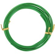 Alambre de aluminio anodizado 2 mm - Verde x5m