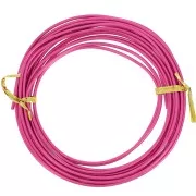 Alambre de aluminio anodizado 2mm - Magenta x5m