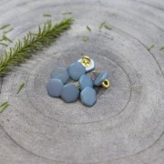 Botón de metal y nácar - Atelier Brunette Quartz 10 mm - Storm x1|raw }}