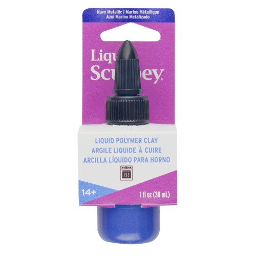 Sculpey Liquid Clay - Arcilla Líquida para Cocción - Azul Marino Metalizado x30ml