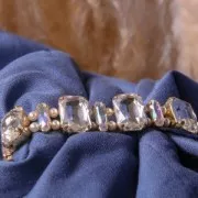 Cristal engaste Aurora A4627 Octágono 18x13 mm - Rodio - Cristal AB x1