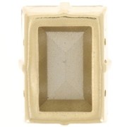 Conjunto cristal Aurora A4527 Step Cut Baguette 18x13 mm - Dorado - Cristal AB x1