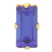 Juego de cristales Aurora A4500 Taco 10x5 mm - Dorado - Azul Capri x1