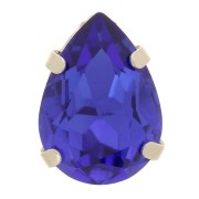 Cristal engastado Aurora A4320 Gota 8x6 mm - Rodio - Azul Capri x1|raw }}