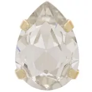 Cristal engastado Aurora A4320 Gota 14x10 mm - Oro - Cristal x1
