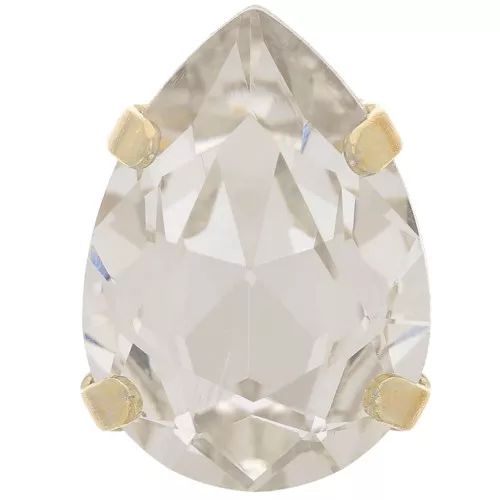 Cristal engastado Aurora A4320 Gota 14x10 mm - Oro - Cristal x1