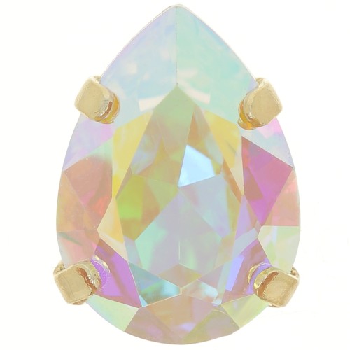 Conjunto cristal Aurora A4320 Gota 14x10 mm - Oro - Cristal AB x1