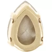 Conjunto Cristal Aurora A4320 Gota 14x10 mm - Oro - Rubí x1