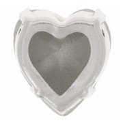 Cristal engastado Aurora Heart A4831 Antique Heart 11x10 mm - Rodio - Cristal x1