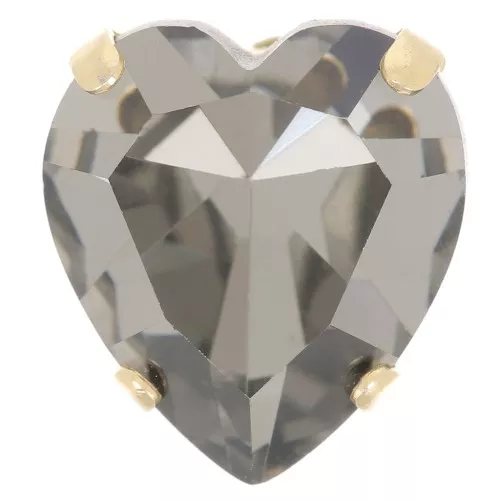 Conjunto cristal Aurora Corazón A4831 Corazón Antiguo 15.5x14 mm - Oro - Diamante Negro