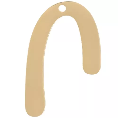Colgante de diseño 30x19 mm - Acero inoxidable 316L Dorado x1