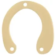 Entrepieza en forma de U 22x21 mm - Acero inoxidable dorado 316L x1