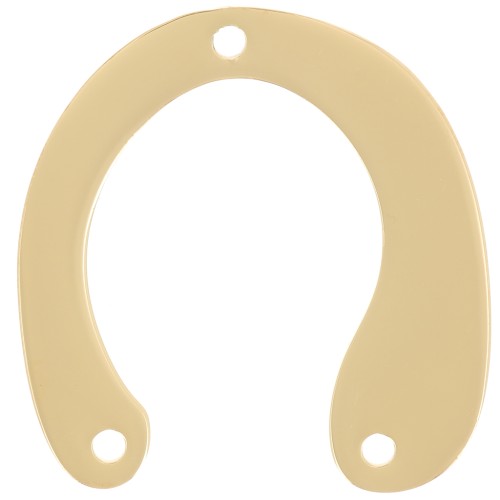 Entrepieza en forma de U 22x21 mm - Acero inoxidable dorado 316L x1