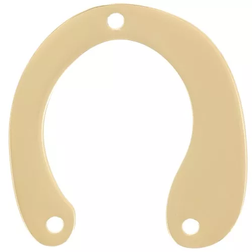 Entrepieza en forma de U 22x21 mm - Acero inoxidable dorado 316L x1