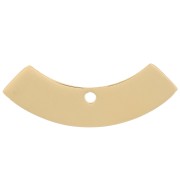 Colgante Medio Círculo 9x24 mm - Acero Inoxidable 316L Dorado x1