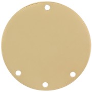 Colgante Candelabro Redondo 20mm - 3 Agujeros - Acero Inoxidable Dorado 316L x1