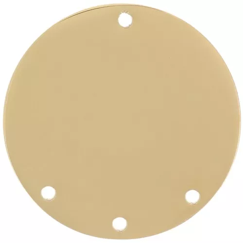 Colgante Candelabro Redondo 20mm - 3 Agujeros - Acero Inoxidable Dorado 316L x1