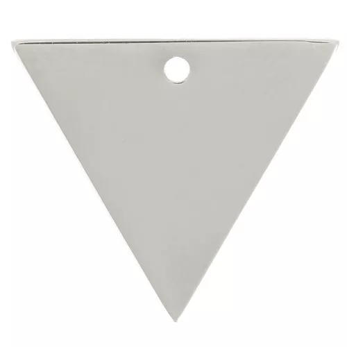 Charm triángulo 15x13 mm - Acero inoxidable 316L x1