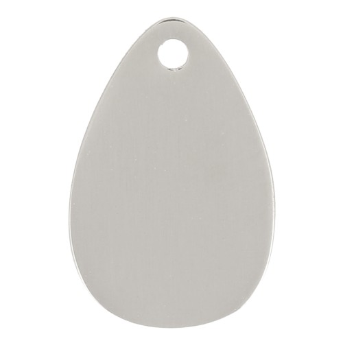 Colgante 12x8 mm - Acero inoxidable 316L x1