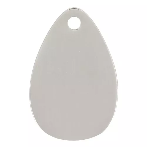 Colgante 12x8 mm - Acero inoxidable 316L x1
