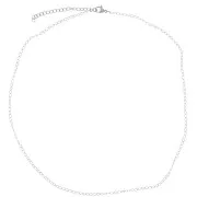 Gargantilla de malla Rombo 1,8 mm - Acero inoxidable 316L x48cm