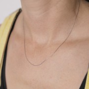 Gargantilla de malla Paloma 0,6 mm - Acero inoxidable 304 x47cm