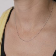 Gargantilla de malla Forçat 1,2 mm - Acero inoxidable 316L x48cm