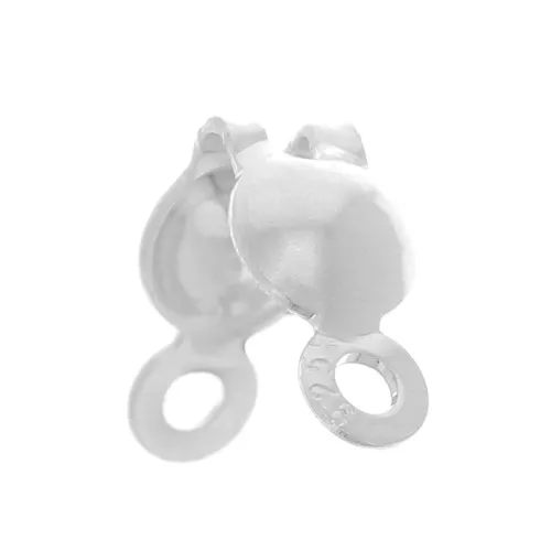 Cubre nudo 3,5 mm con anillas cerradas - Plata 925 x10
