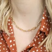 Cadena de aluminio Malla rectangular 5,1 mm - eslabones abiertos - Rodio x1m